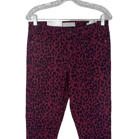 Social Standard Skinny Ankle Jeans Pants Womens Size 8 Red New - Picture 4 of 16